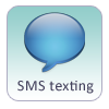 Send SMS texts to candidates + receive email replies