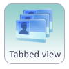 Tabbed view for fast navigation