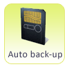 Auto back-up available