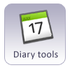 Diary tools including appointments, task lists + scheduled call backs